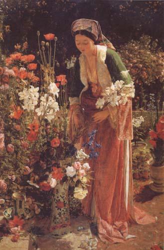 John Frederick Lewis In the Bey's Garden Asia Minor (mk32)